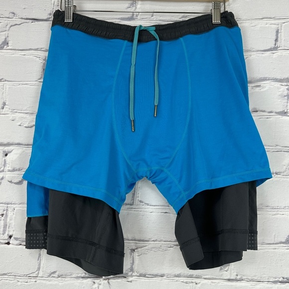 Lululemon Run Response Short Small Lined Athletic Performance 9” Gray Active Gym - Picture 4 of 11